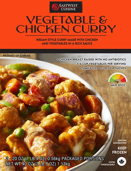 VEGETABLE & CHICKEN CURRY